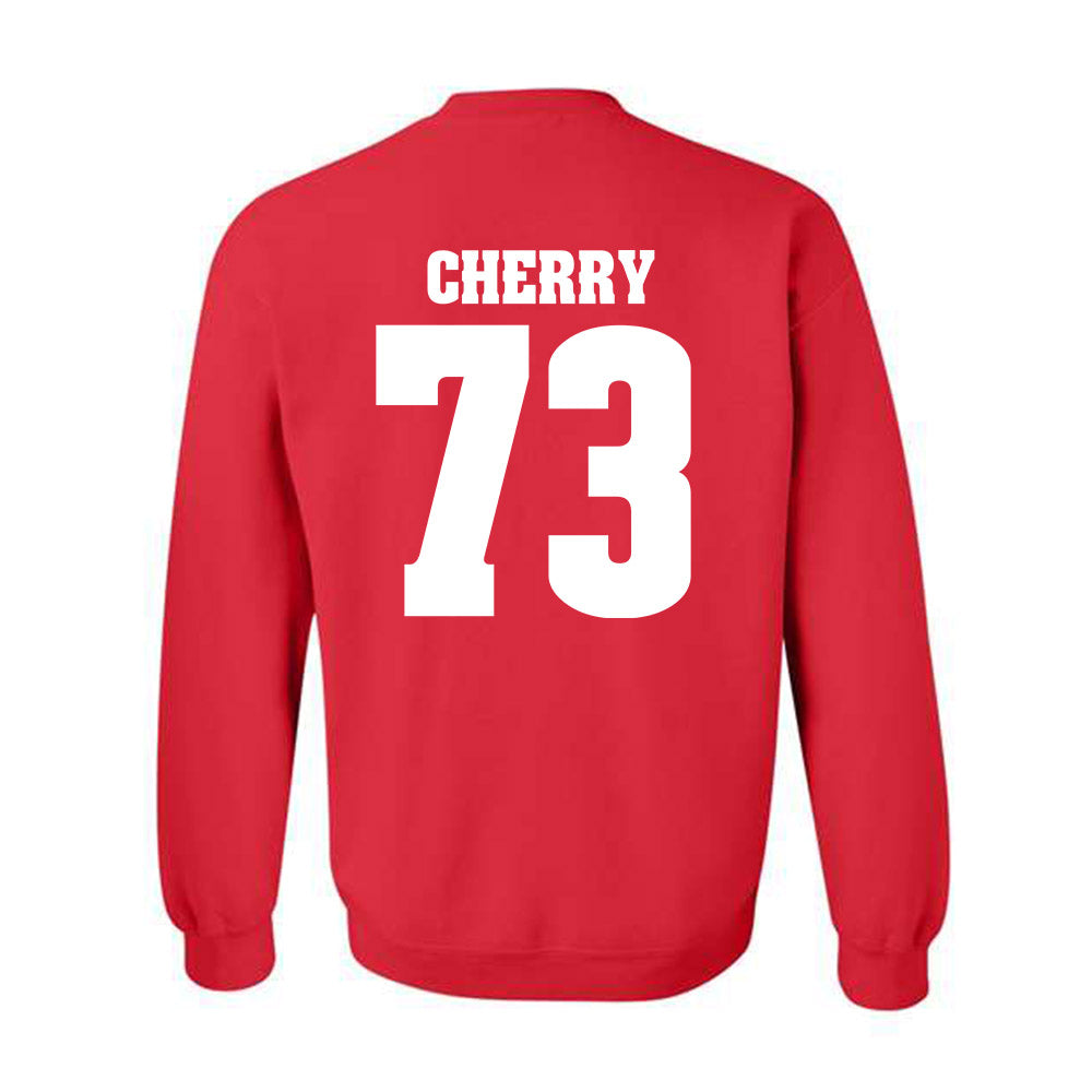 Wisconsin - NCAA Football : Blake Cherry - Sports Shersey Crewneck Sweatshirt-1