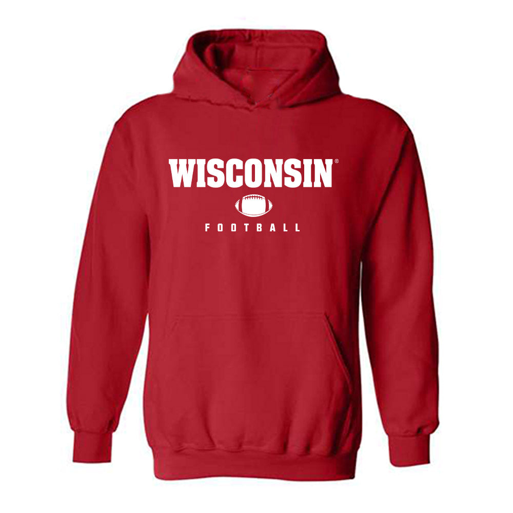Wisconsin - NCAA Football : jaylen williams - Sports Shersey Hooded Sweatshirt-0