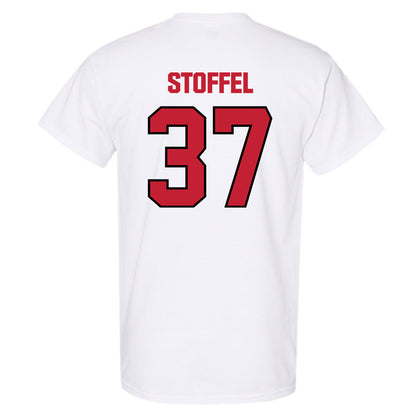 Wisconsin - NCAA Football : Treve Stoffel - Sports Shersey T-Shirt-1