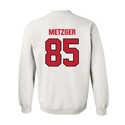 Wisconsin - NCAA Football : Hayden Metzger - Sports Shersey Crewneck Sweatshirt-1