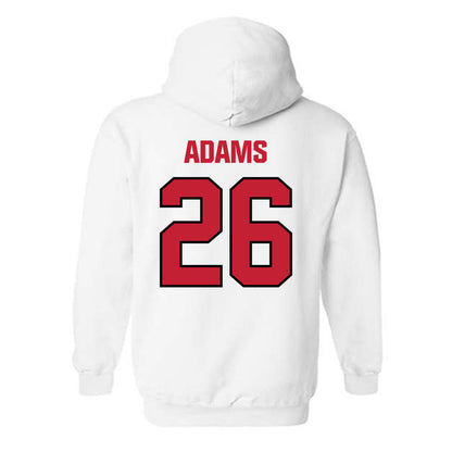 Wisconsin - NCAA Football : Eli Adams - Sports Shersey Hooded Sweatshirt-1
