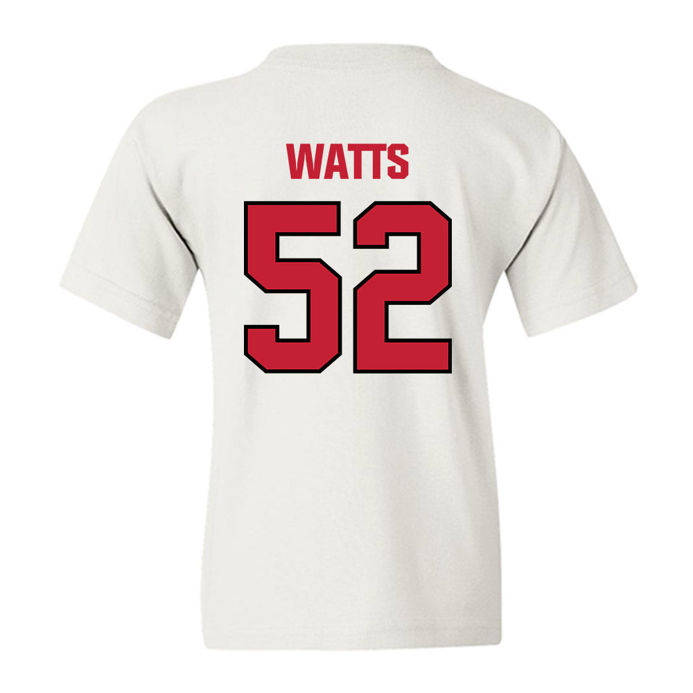 Wisconsin - NCAA Football : Hardy Watts - Sports Shersey Youth T-Shirt-1
