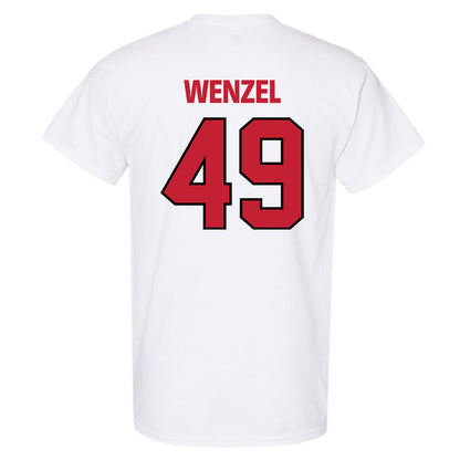 Wisconsin - NCAA Football : Ben Wenzel - Sports Shersey T-Shirt-1