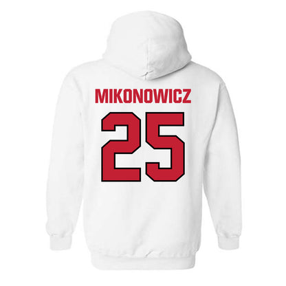 Wisconsin - NCAA Football : Will Mikonowicz - Sports Shersey Hooded Sweatshirt-1