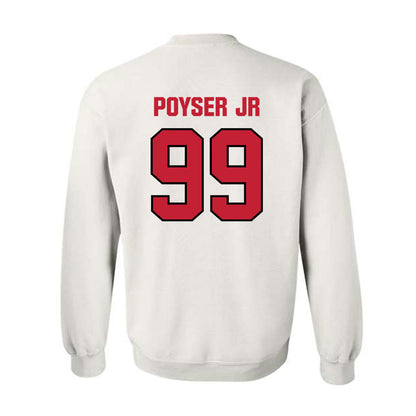 Wisconsin - NCAA Football : Jermaine Poyser Jr - Sports Shersey Crewneck Sweatshirt-1