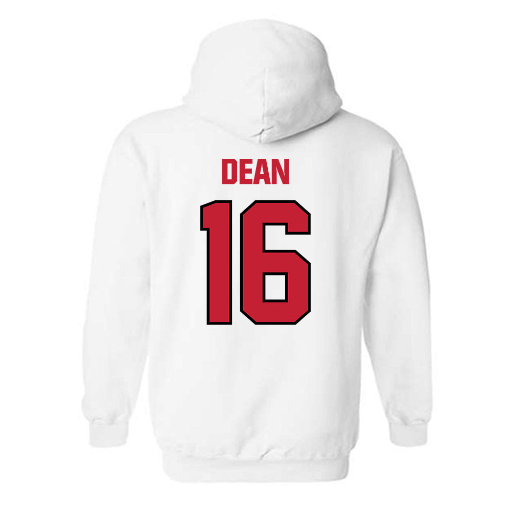Wisconsin - NCAA Football : Grant Dean - Sports Shersey Hooded Sweatshirt-1