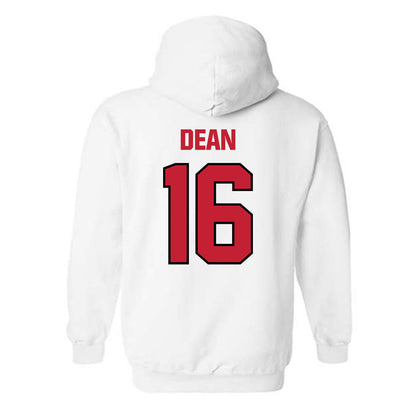 Wisconsin - NCAA Football : Grant Dean - Sports Shersey Hooded Sweatshirt-1