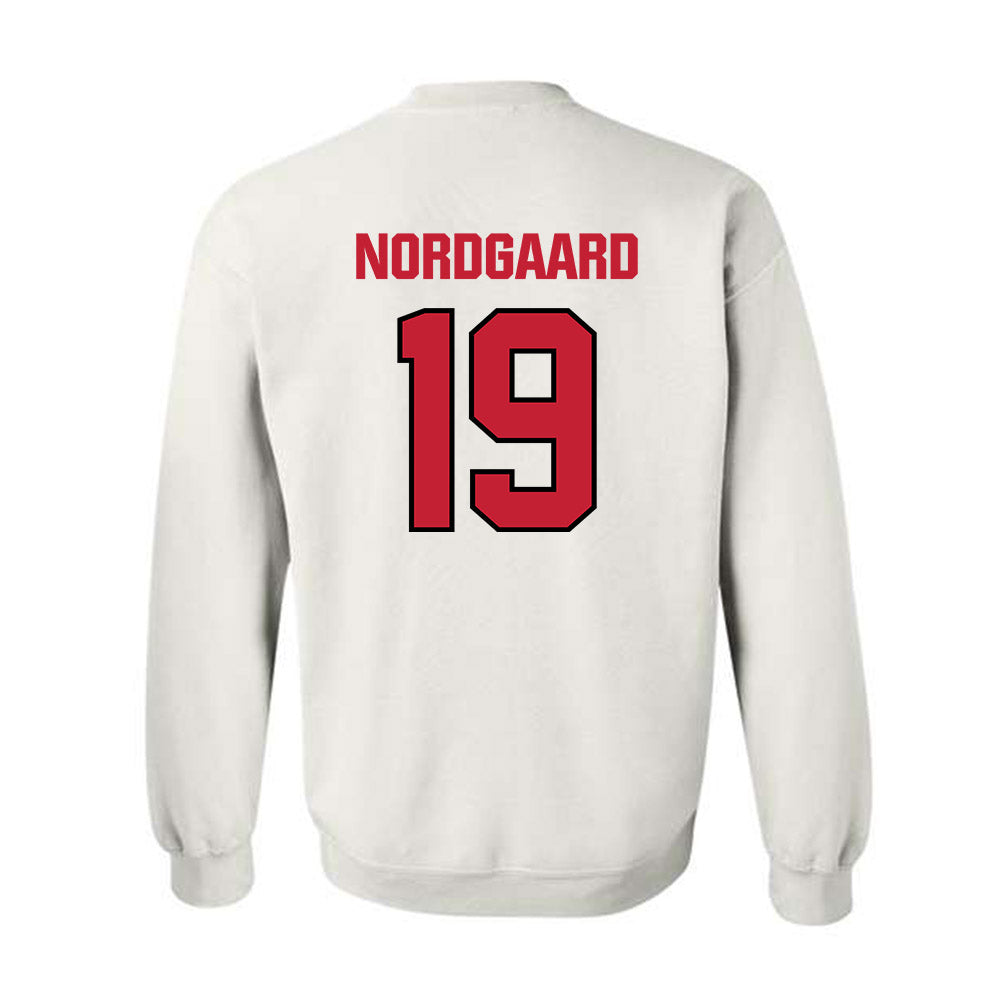 Wisconsin - NCAA Football : Langdon Nordgaard - Sports Shersey Crewneck Sweatshirt-1
