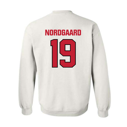 Wisconsin - NCAA Football : Langdon Nordgaard - Sports Shersey Crewneck Sweatshirt-1