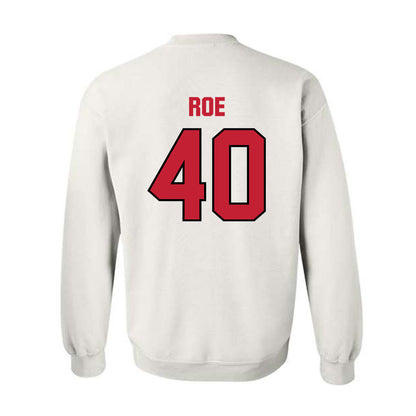 Wisconsin - NCAA Football : James Roe - Sports Shersey Crewneck Sweatshirt-1