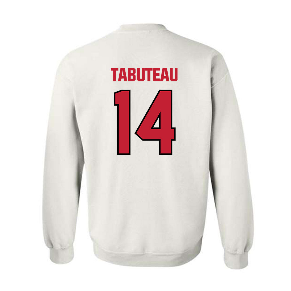 Wisconsin - NCAA Football : Keeyshawn Tabuteau - Sports Shersey Crewneck Sweatshirt-1