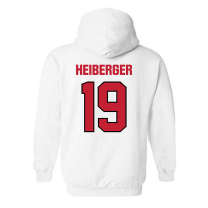 Wisconsin - NCAA Football : Thomas Heiberger - Sports Shersey Hooded Sweatshirt-1