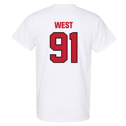 Wisconsin - NCAA Football : Sean West - Sports Shersey T-Shirt-1