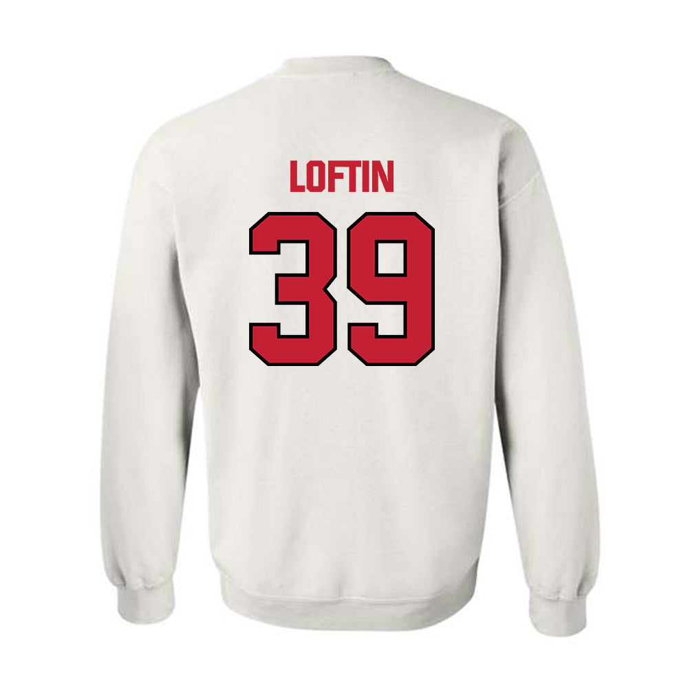 Wisconsin - NCAA Football : Jayden Loftin - Sports Shersey Crewneck Sweatshirt-1