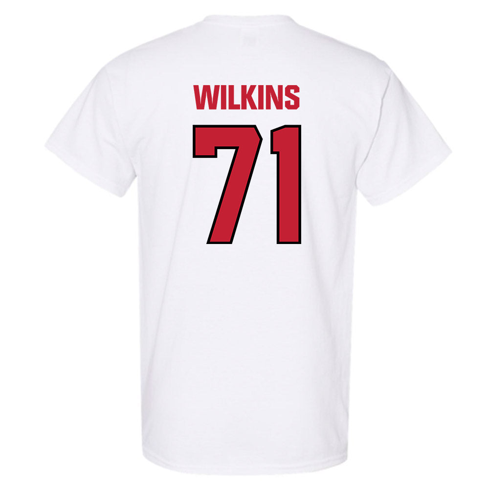 Wisconsin - NCAA Football : Pj Wilkins - Sports Shersey T-Shirt-1