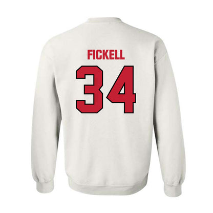 Wisconsin - NCAA Football : Ashton Fickell - Sports Shersey Crewneck Sweatshirt-1