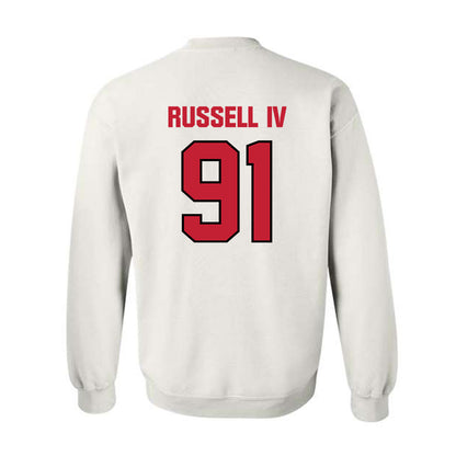 Wisconsin - NCAA Football : Hammond Russell IV - Sports Shersey Crewneck Sweatshirt-1