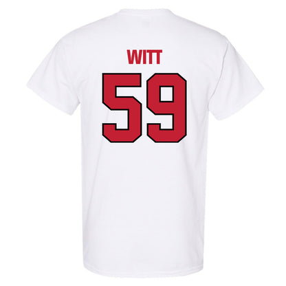 Wisconsin - NCAA Football : Aaron Witt - Sports Shersey T-Shirt-1