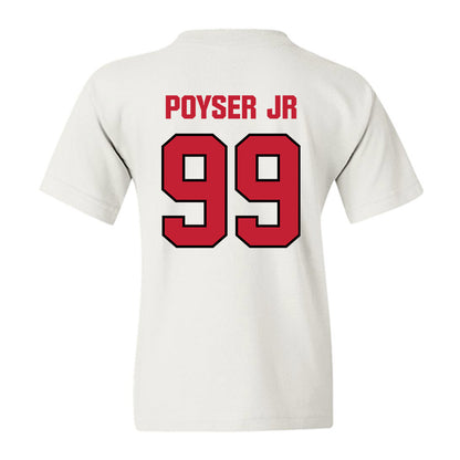 Wisconsin - NCAA Football : Jermaine Poyser Jr - Sports Shersey Youth T-Shirt-1
