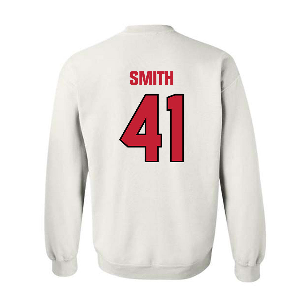 Wisconsin - NCAA Football : McCoy Smith - Sports Shersey Crewneck Sweatshirt-1