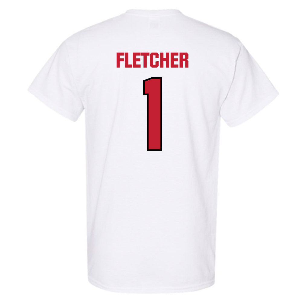 Wisconsin - NCAA Football : Eric Fletcher - Sports Shersey T-Shirt-1