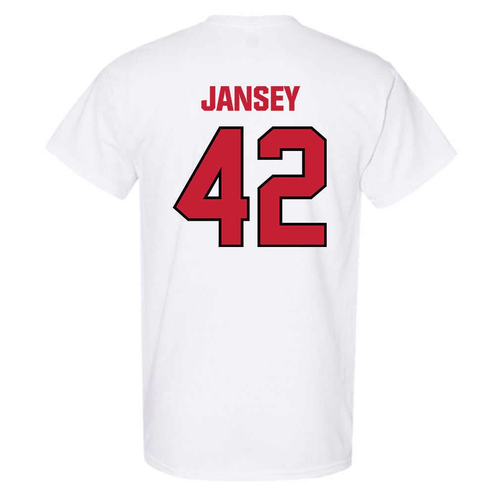 Wisconsin - NCAA Football : Tyler Jansey - Sports Shersey T-Shirt-1