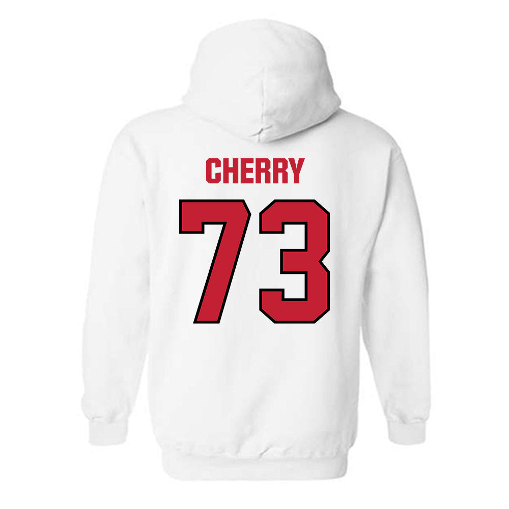 Wisconsin - NCAA Football : Blake Cherry - Sports Shersey Hooded Sweatshirt-1