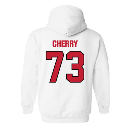 Wisconsin - NCAA Football : Blake Cherry - Sports Shersey Hooded Sweatshirt-1