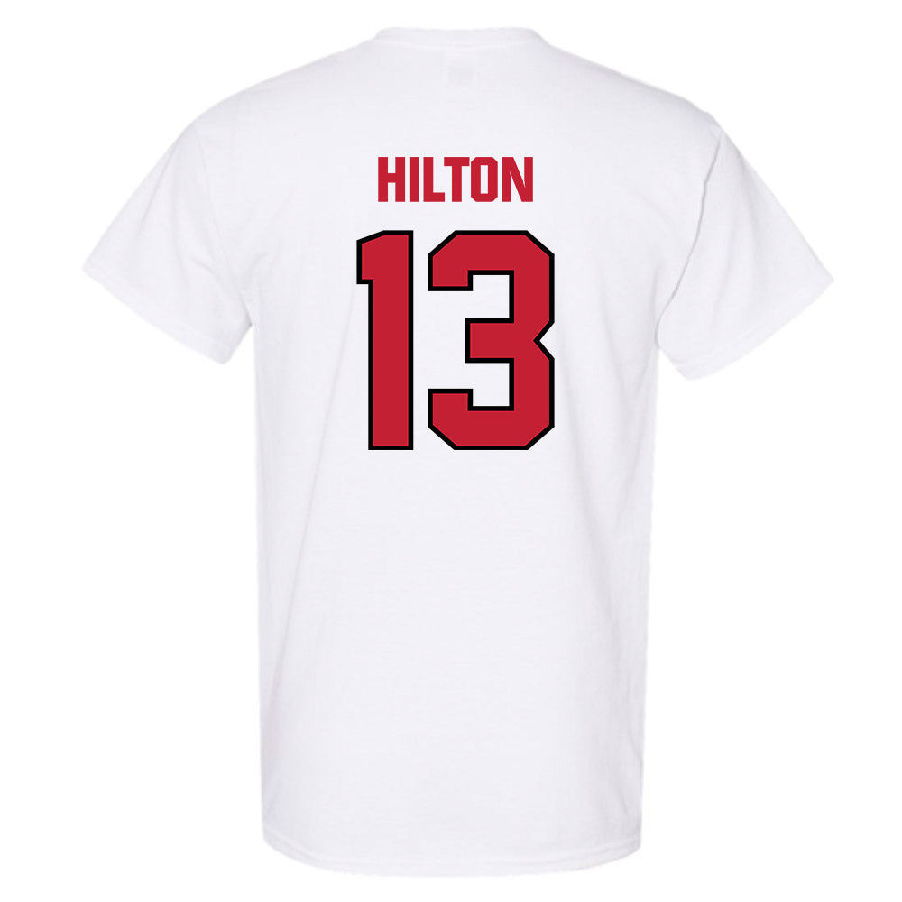Wisconsin - NCAA Football : Eugene Hilton - Sports Shersey T-Shirt-1