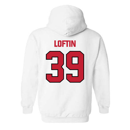 Wisconsin - NCAA Football : Jayden Loftin - Sports Shersey Hooded Sweatshirt-1