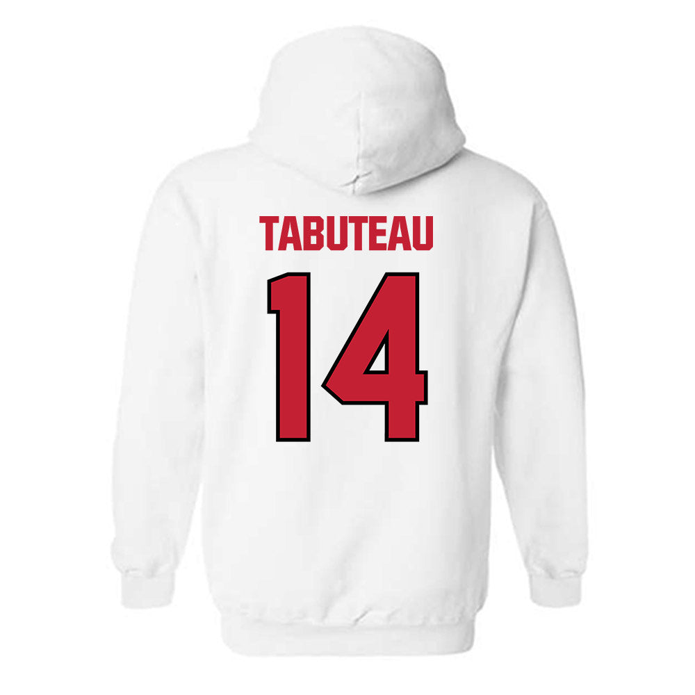 Wisconsin - NCAA Football : Keeyshawn Tabuteau - Sports Shersey Hooded Sweatshirt-1