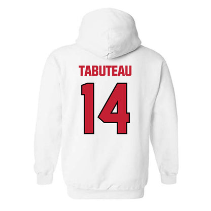 Wisconsin - NCAA Football : Keeyshawn Tabuteau - Sports Shersey Hooded Sweatshirt-1