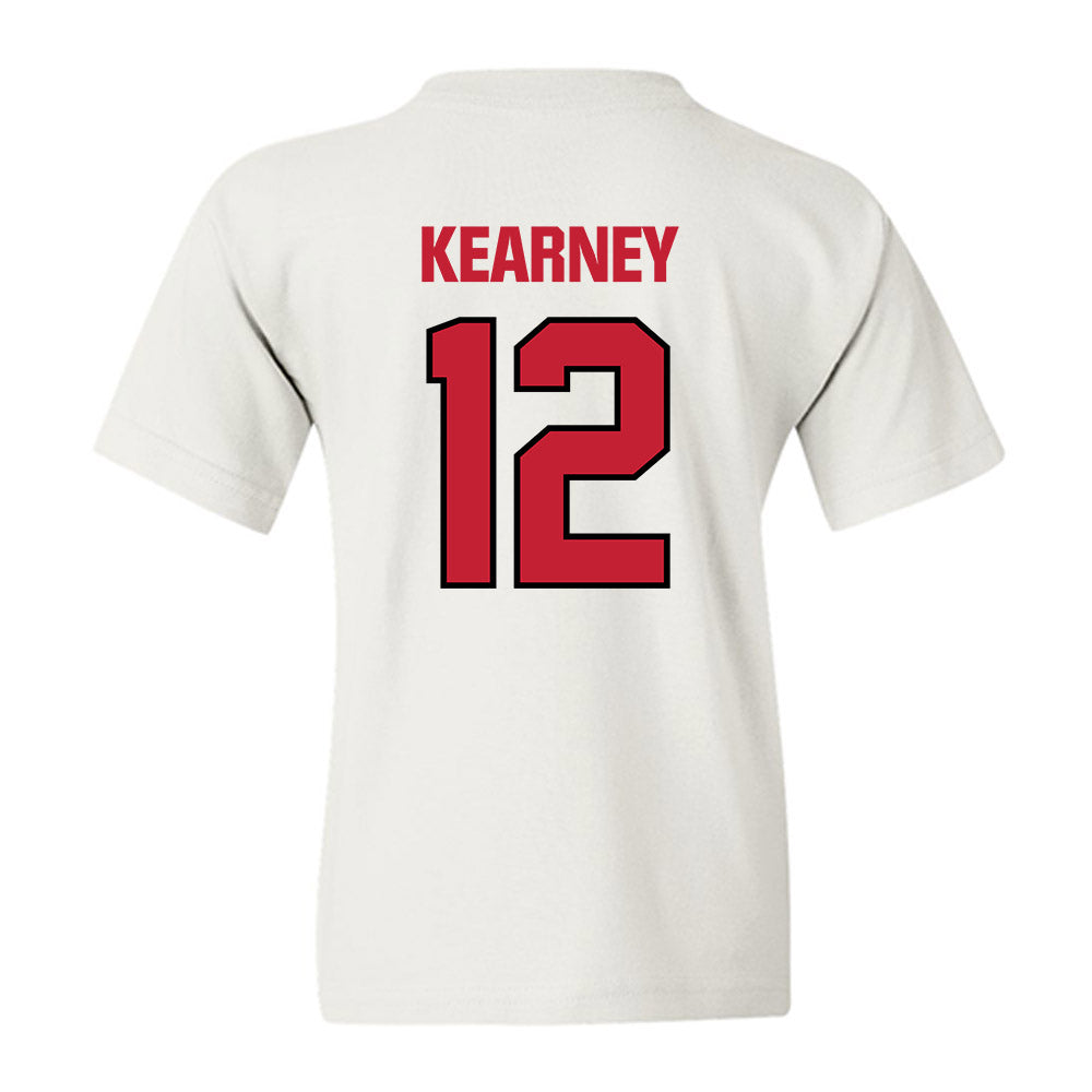 Wisconsin - NCAA Football : Zion Kearney - Sports Shersey Youth T-Shirt-1