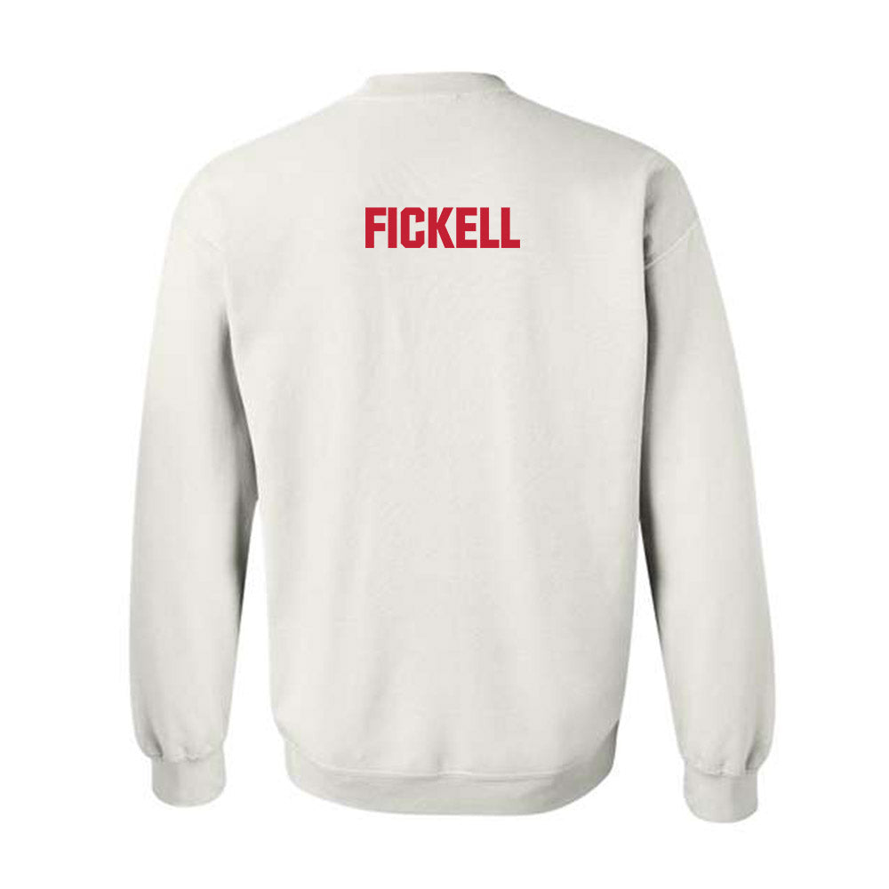 Wisconsin - NCAA Football : Aydon Fickell - Sports Shersey Crewneck Sweatshirt-1