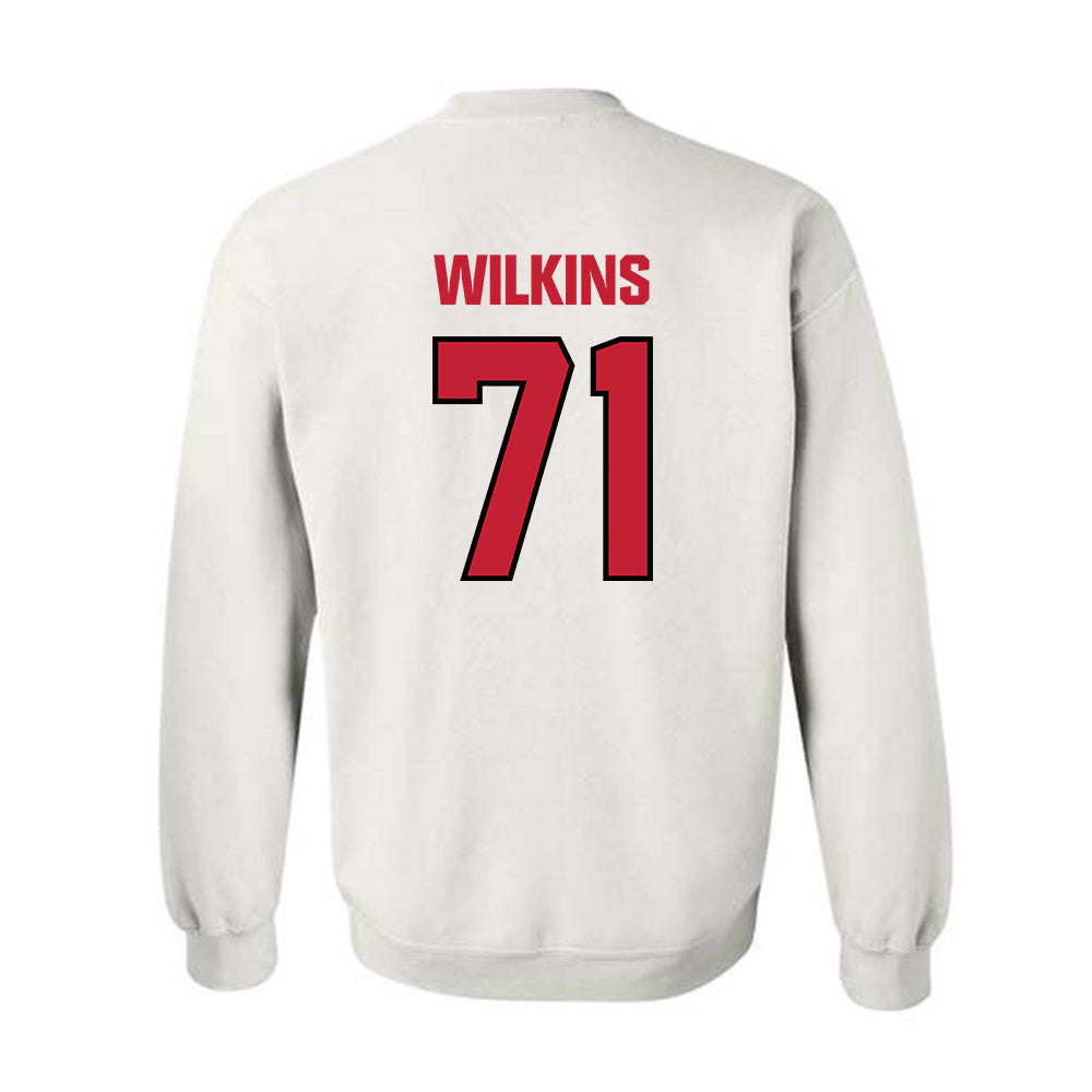 Wisconsin - NCAA Football : Pj Wilkins - Sports Shersey Crewneck Sweatshirt-1