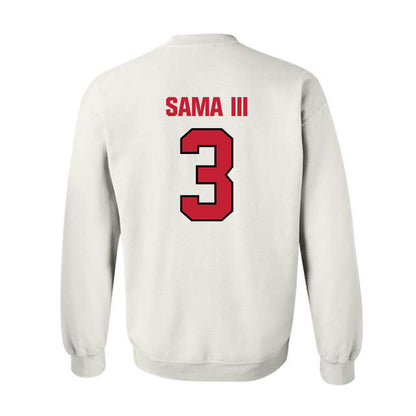 Wisconsin - NCAA Football : Abu Sama III - Sports Shersey Crewneck Sweatshirt-1