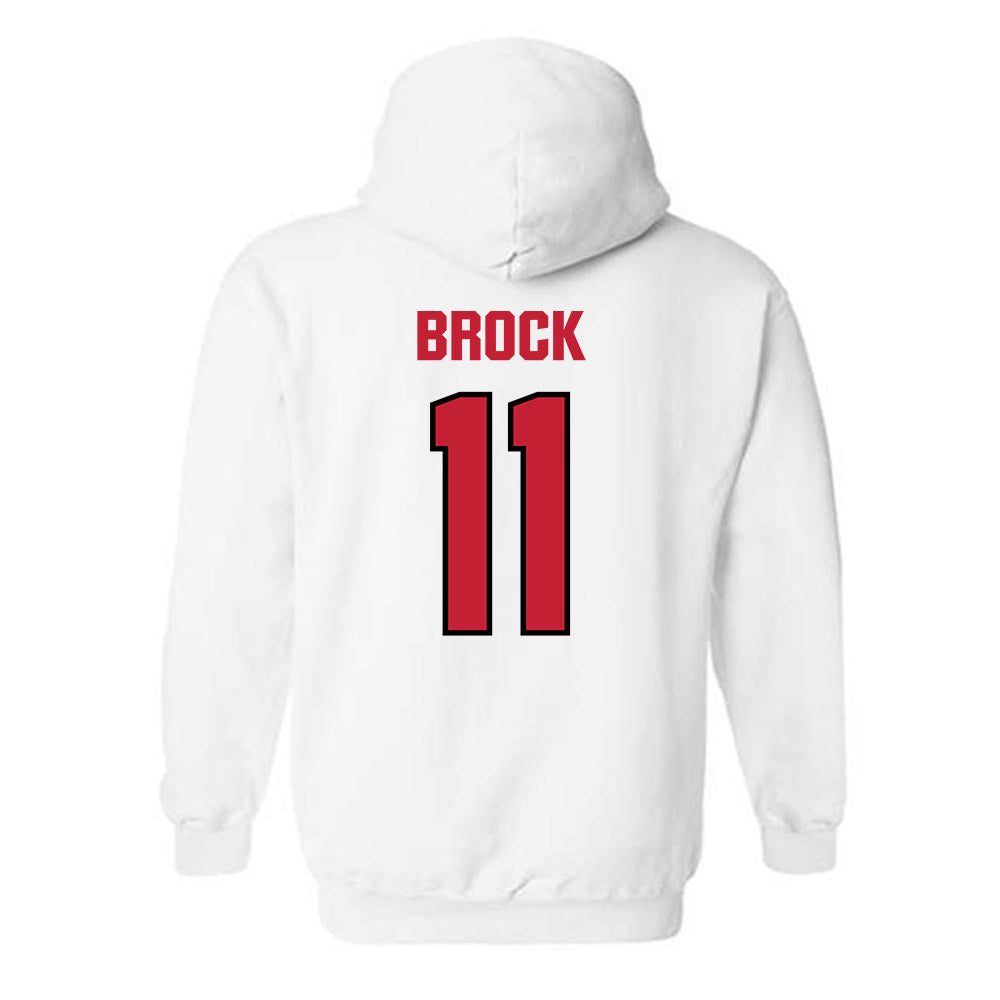 Wisconsin - NCAA Football : Kash Brock - Sports Shersey Hooded Sweatshirt-1