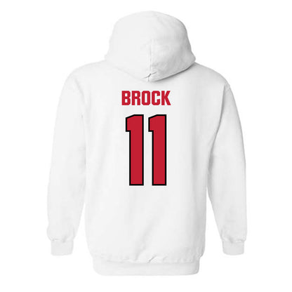 Wisconsin - NCAA Football : Kash Brock - Sports Shersey Hooded Sweatshirt-1