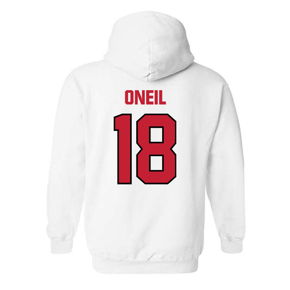 Wisconsin - NCAA Football : Danny ONeil - Sports Shersey Hooded Sweatshirt-1
