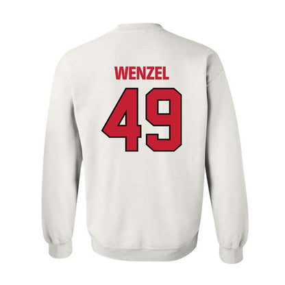 Wisconsin - NCAA Football : Ben Wenzel - Sports Shersey Crewneck Sweatshirt-1