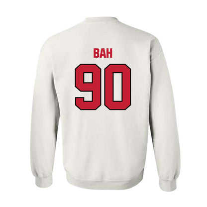Wisconsin - NCAA Football : Djidjou Bah - Sports Shersey Crewneck Sweatshirt-1