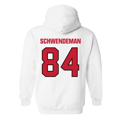 Wisconsin - NCAA Football : Ryan Schwendeman - Sports Shersey Hooded Sweatshirt-1