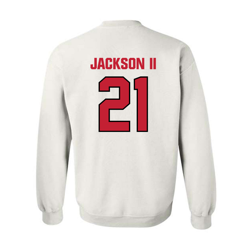 Wisconsin - NCAA Football : Bryan Jackson II - Sports Shersey Crewneck Sweatshirt-1