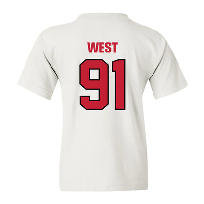 Wisconsin - NCAA Football : Sean West - Sports Shersey Youth T-Shirt-1
