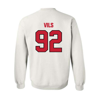 Wisconsin - NCAA Football : Nolan Vils - Sports Shersey Crewneck Sweatshirt-1