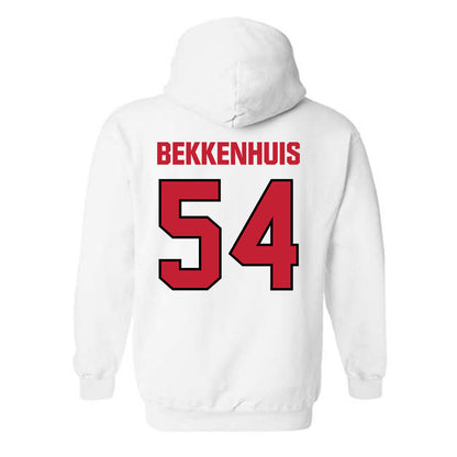 Wisconsin - NCAA Football : Brady Bekkenhuis - Sports Shersey Hooded Sweatshirt-1