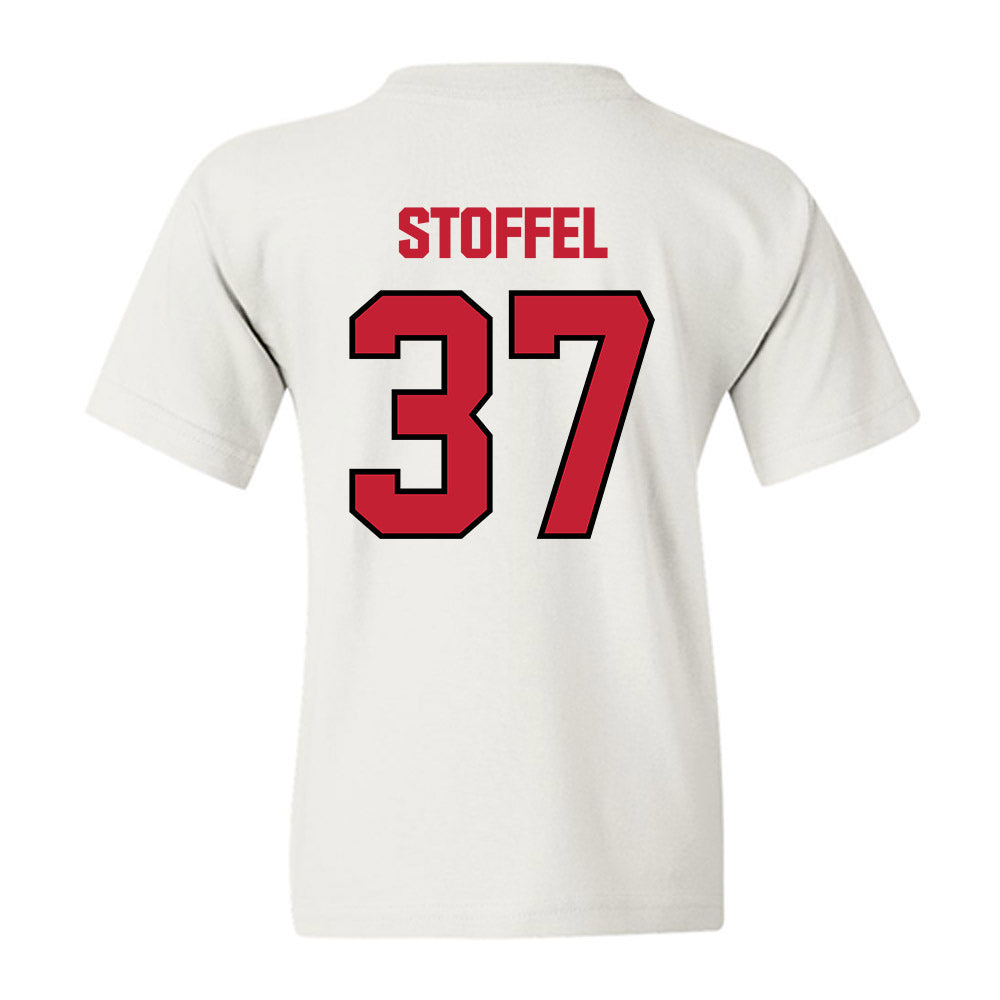 Wisconsin - NCAA Football : Treve Stoffel - Sports Shersey Youth T-Shirt-1