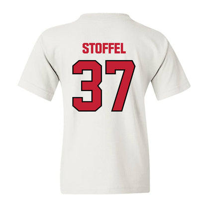 Wisconsin - NCAA Football : Treve Stoffel - Sports Shersey Youth T-Shirt-1
