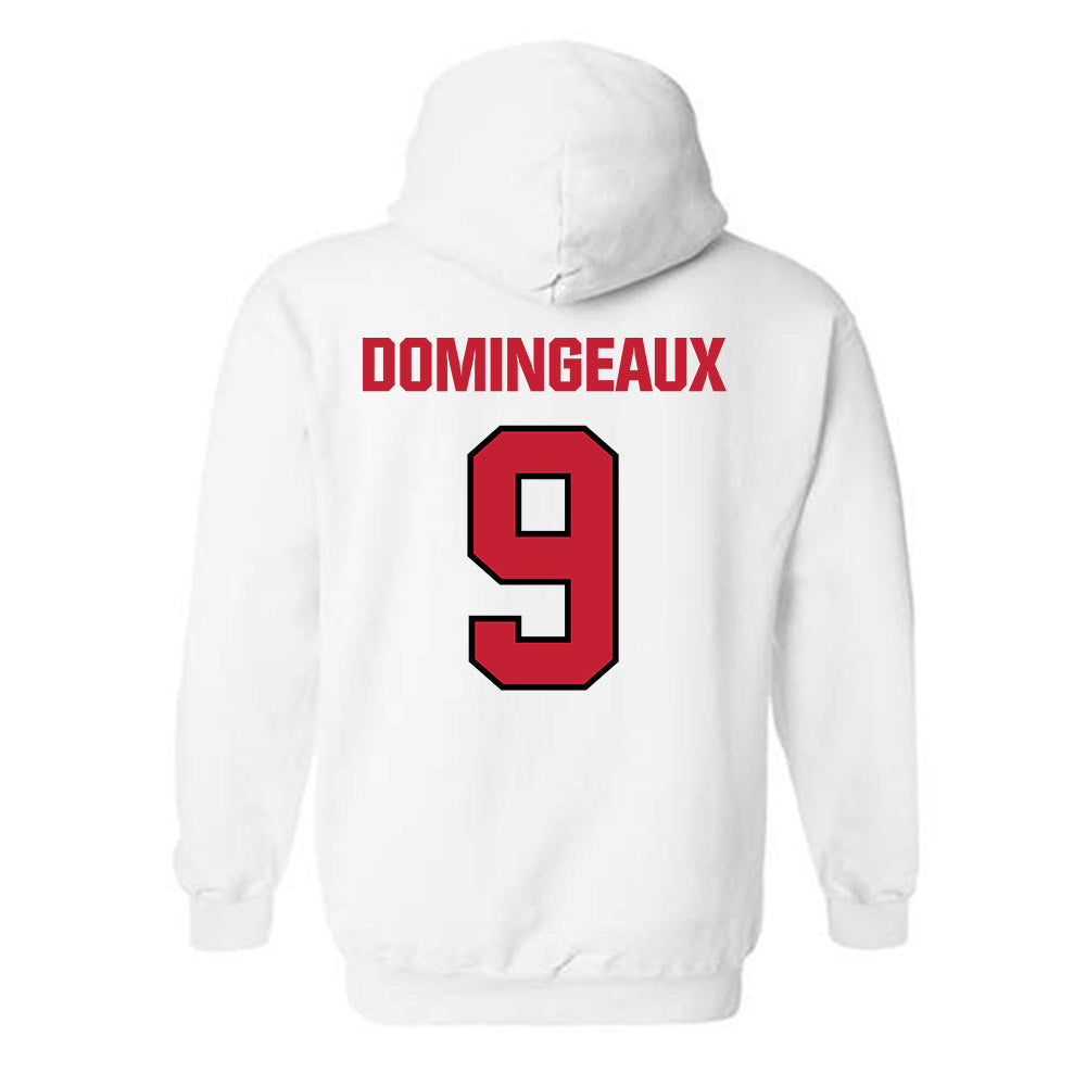 Wisconsin - NCAA Football : Jaylon Domingeaux - Sports Shersey Hooded Sweatshirt-1