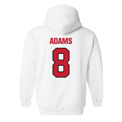 Wisconsin - NCAA Football : Deuce Adams - Sports Shersey Hooded Sweatshirt-1